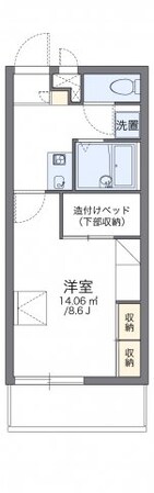 レオパレスセジュール和泉の物件間取画像